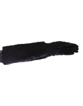 Black Lace Wool Lambskin Fur Elbow Gloves Dolce & Gabbana