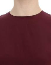 Red 3/4 sleeve silk blouse Dolce & Gabbana