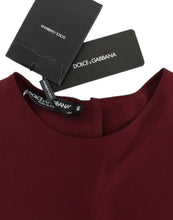 Red 3/4 sleeve silk blouse Dolce & Gabbana
