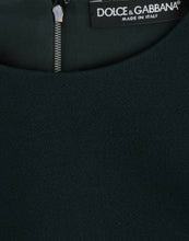 Green 3/4 sleeve wool blouse Dolce & Gabbana