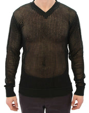 Dark Green Runway Netz Pullover Netted Sweater Dolce & Gabbana