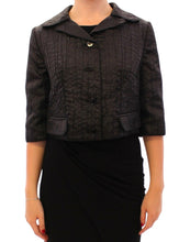 Black Short Bolero Shrug Jacket Coat Dolce & Gabbana