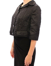 Black Short Bolero Shrug Jacket Coat Dolce & Gabbana