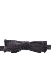 Gray Black Wool Bow Tie Dolce & Gabbana