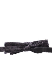 Gray Black Wool Bow Tie Dolce & Gabbana