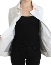 White Double Breasted Jacket Coat Blazer GF Ferre