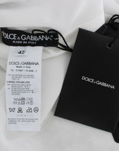 Silver Sequined Crewneck Blouse T-shirt Top Dolce & Gabbana