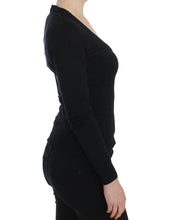 Black Cashmere Crewneck Sweater Pullover Dolce & Gabbana