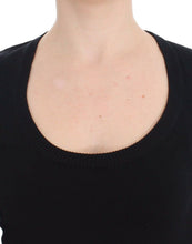Black Cashmere Crewneck Sweater Pullover Dolce & Gabbana