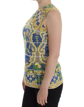 Multicolor Majolica Embroidered Sweater Dolce & Gabbana