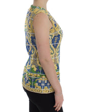 Multicolor Majolica Embroidered Sweater Dolce & Gabbana