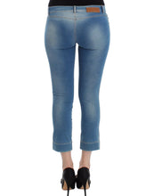 Beachwear Blue Jeans Capri Pants Cropped Ermanno Scervino