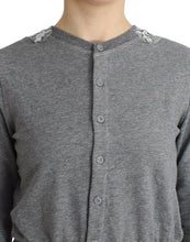 Lingerie Gray Lace Sweater Cardigan Top Ermanno Scervino