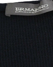 Blue Knitted Wool Stretch Sweater Top Ermanno Scervino