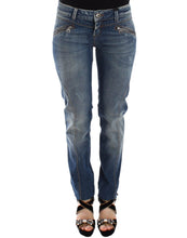 Blue Slim Jeans Denim Pants Straight Stretch Ermanno Scervino