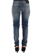 Blue Slim Jeans Denim Pants Straight Stretch Ermanno Scervino