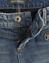 Blue Slim Jeans Denim Pants Straight Stretch Ermanno Scervino