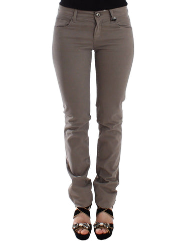 Taupe Beige Slim Jeans Denim Pants Skinny Ermanno Scervino