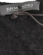 Black Wool Blend Stretch Long Sleeve Sweater Ermanno Scervino