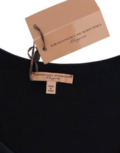 Lingerie Blue Top Blouse Jumper Lace Rayon Ermanno Scervino