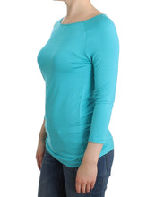 Lingerie Blue Top Blouse Jumper Modal Solid Ermanno Scervino