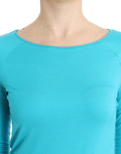 Lingerie Blue Top Blouse Jumper Modal Solid Ermanno Scervino