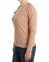 Orange Wool Blend Striped Long Sleeve Top Ermanno Scervino