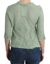 Green Lightweight Knit Sweater Top Blouse Ermanno Scervino