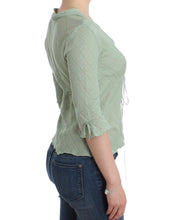 Green Lightweight Knit Sweater Top Blouse Ermanno Scervino