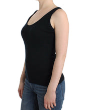Black Knit Top Knitted Sweater 100% Cashmere Ermanno Scervino
