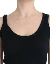 Black Knit Top Knitted Sweater 100% Cashmere Ermanno Scervino