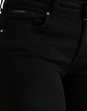 Dolce & Gabbana Black Cotton Mid Waist Skinny Denim Jeans