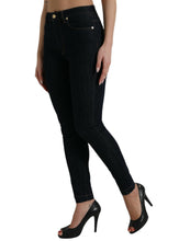 Dolce & Gabbana Blue Cotton Stretch Denim Skinny Jeans