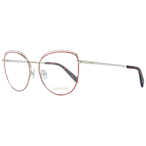Red Women Glasses Frame Emilio Pucci
