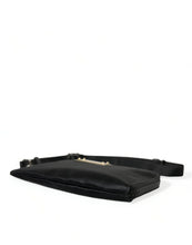 Black Nylon Logo Plaque Keyring Pouch Clutch Bag Dolce & Gabbana