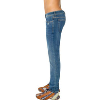 Diesel Blue Cotton Men Skinny Jean