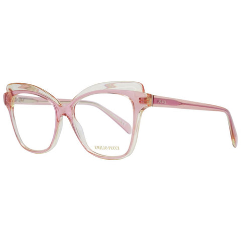 Pink Women Glasses Frame Emilio Pucci