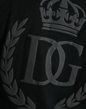 Dolce & Gabbana Black Logo Embossed Crew Neck Short Sleeves T-shirt