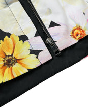 Dolce & Gabbana Multicolor Floral Sleeveless Bustier Crop Top