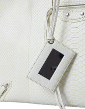 White Yellow Exotic Skin Leather Shopping Tote PAPIER Bag Balenciaga