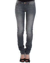 Gray Slim Jeans Denim Pants Skinny Leg Stretch Ermanno Scervino