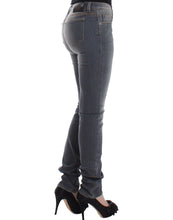Gray Slim Jeans Denim Pants Skinny Leg Stretch Ermanno Scervino