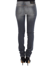 Gray Slim Jeans Denim Pants Skinny Leg Stretch Ermanno Scervino