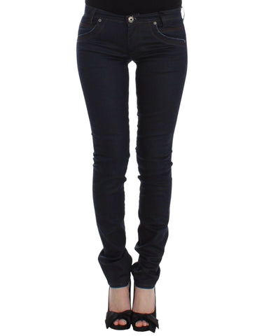 Blue Slim Jeans Denim Pants Skinny Leg Stretch Ermanno Scervino