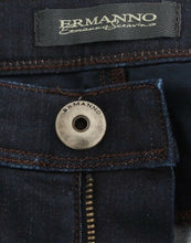 Blue Slim Jeans Denim Pants Skinny Leg Stretch Ermanno Scervino