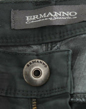Green Slim Jeans Denim Pants Straight Leg Stretch Ermanno Scervino