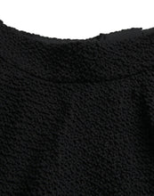 Dolce & Gabbana Black High Waist A-line Knee Length Skirt