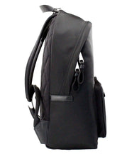 Abbeydale Branded Stamp Black Nylon Backpack Shoulder Bookbag Burberry