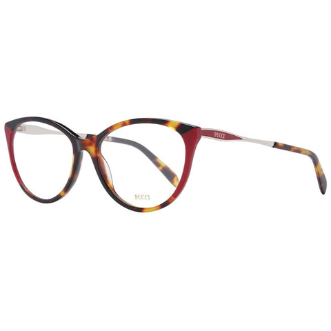 Red Women Glasses Frame Emilio Pucci