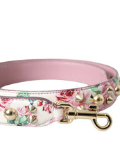Dolce & Gabbana Pink Floral Handbag Accessory Shoulder Strap